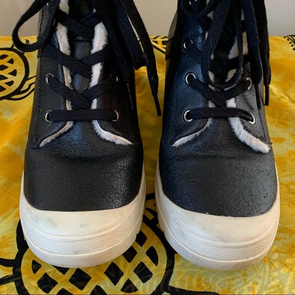 Palladium Leather Ecuador Pilot Wedge Winter Boots - Picture 6 of 13